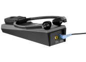  Sennheiser RS 120-W Auriculares inalámbricos en la oreja para  escuchar TV cristalino con 3 modos de sonido, diseño ligero, fácil control  de volumen, alcance de 196.9 ft, color negro (renovado) : Electrónica