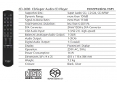 Lector CDs Teac CD-2000 Distinction SACD con USB 2.0