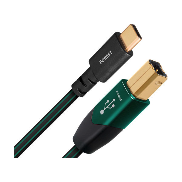 AudioQuest Forest USB C- USB B | Cable Disponible En 0.75m - 1.5m